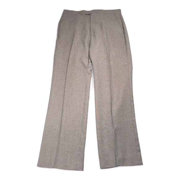 Vintage Levis Pants Mens 34x32 Brown Tailored Classics Dress Slacks Disco 70s - Picture 1 of 9